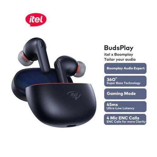 BudsPlay TWS Earbuds - 4 Mic ENC Gaming Mode Co-branded Boomplay