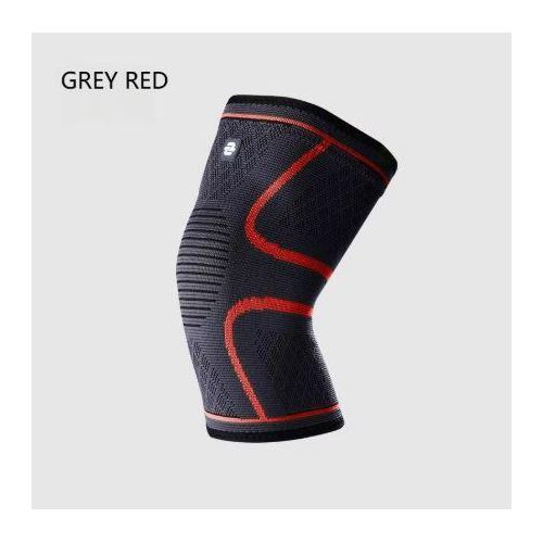 Breathable Knee Brace - Grey & Red