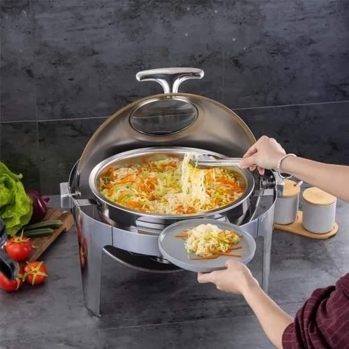 Roll Top Stainless Steel Chafing Dish -