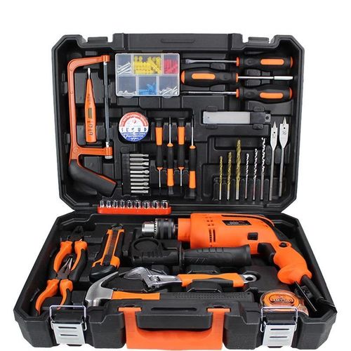 Corded Drill Kit 1000W Powerful Impact Drill Machine Kit Screwdriver Kit with Hammer Function and 117 Pieces Tool Kit and Accessories