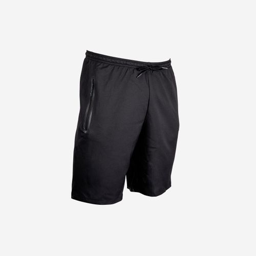 Adult Football Shorts With Zip Pockets Viralto Zip - Black/Grey