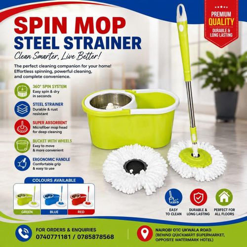 Spin Mop - Steel Strainer