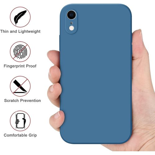 Stylish Liquid Silicone Slim Full-Body Protective Cover For IPhone XR 6.1 Inch
