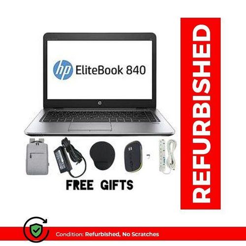 EliteBook 840 Intel Core I5 hdd 500gb Ram 8gb 14 inches Display Windows 11 PRO Activated Office Basic Software Installed Free Bag Free Wireless Mouse Charger Mouse Pad Free Extension Refurbished