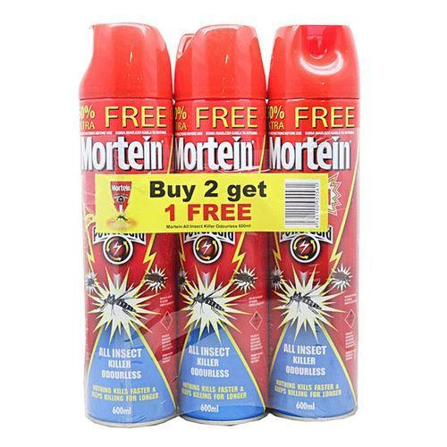 3 Piece Mortein Doom Odourless All Insect Killer Spray