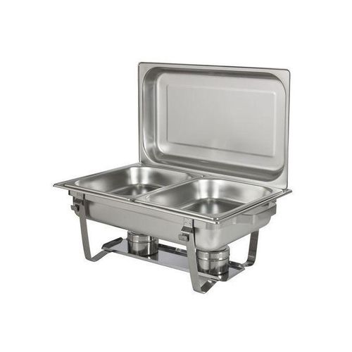 Spacious 2 Compartment Deep Chafing Dish