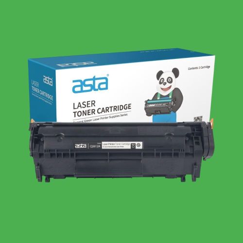 HP 12A Black Toner Cartridge – High Yield, Compatible with LaserJet Printers, Premium Quality