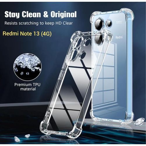 Redmi Note 13 Phone Case - Crystal Clear Transparent Phone Cover