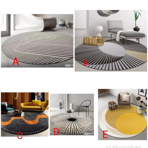 Modern Minimalist Round Rugs