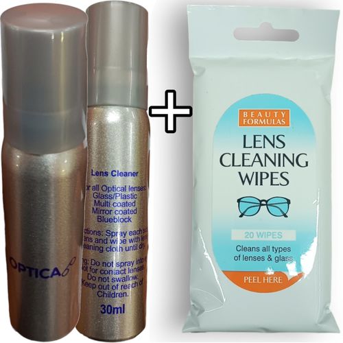 Liquid GlassLens Cleaner 20 WIPES bc