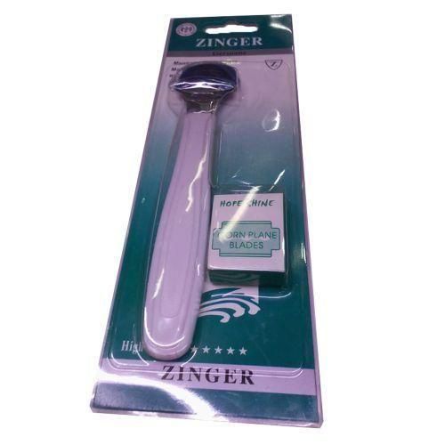Zinger Callus Corn Hard Skin Remover With Feet Blades Wht