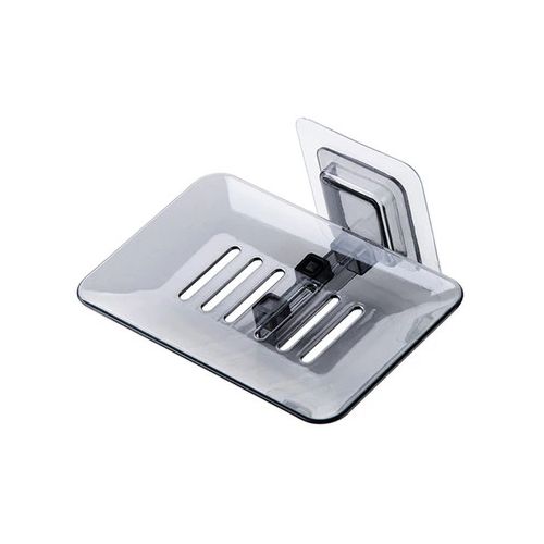 Bathroom Shower Soap Box Home Dish Storage Plate Tray Holder CaHousekeeping Container Organizers Black