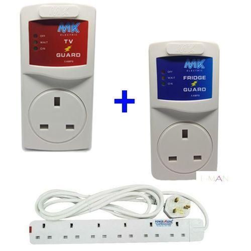 QUALITY & HIGH STANDARD TV AND FRIDGE GUARD +FREE 6 WAY Extension