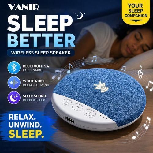 2026 Ultra Thin Sleep Bluetooth Speaker Under Pillow Wireless Bed Sound System with Stereo Bass Portable Sleep Aid for Bedtime Compatible with iPhone Android Samsung Tecno Infinix
