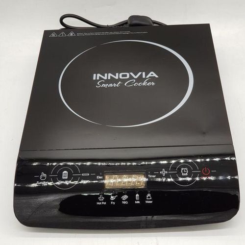 BLACK Electric Single Plate Induction Cooktop with Digital Touch Controls
