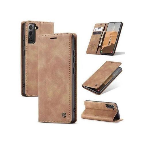 Caseme Soft Leather Wallet Flip Cover Case For Samsung Galaxy S22 Plus(S22+)