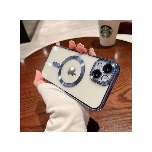 Iphone 15 Electroplated Magnetic Suction Phone Case Cd Pattern 14 Apple 13promax Protective Shell Magsafe Cover X Soft 12