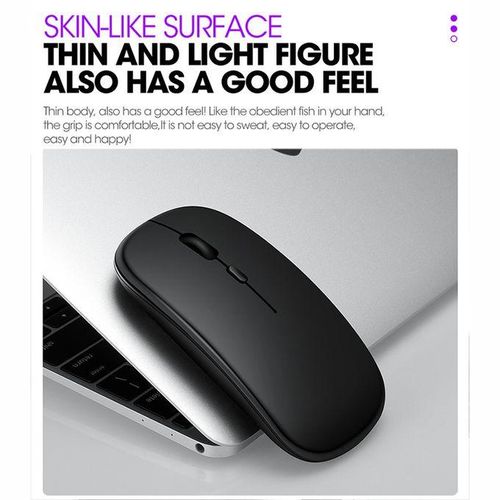 Ultra-thin Wireless Mouse 2.4G Rechargeable