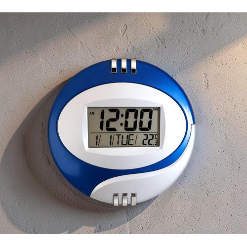 Long Lasting LCD Display Digital Table and Wall Mount Alarm Clock for Home Office Desk