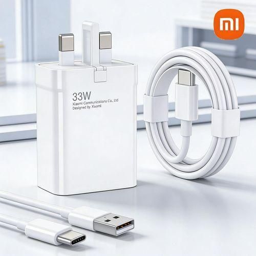 Original Fast Charger head 33W UK Plug Type-C Cable Fast Charging Adapter for mi huawei oppo Phones