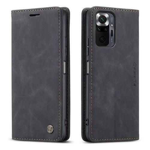 Xiaomi Redmi Note 10 Pro Wallet Flip Case with Retro Leather All-Round Protection Flip Cover Design Card Storage and Phone Safety