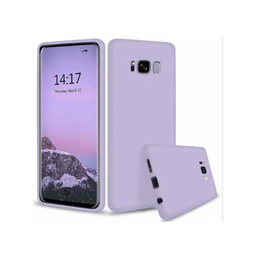 Soft Silicone Back Cover for Samsung Galaxy S8 Plus – Protective, Shockproof, Ultra-Thin, Anti-Scratch, Anti-Fingerprint – Purple