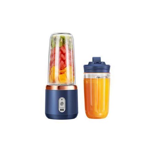 Portable 400ml Fruit Juice Blender Smoothie Maker 6 Blades Electric Juicer Machine USB Power Source for RV Kitchen Travel