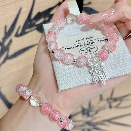 Lucky Pink Crystal BraceletOnly one bracelet