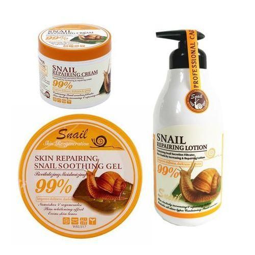 Snail Soothing Gel +Lotion Combo +Repairing Cream