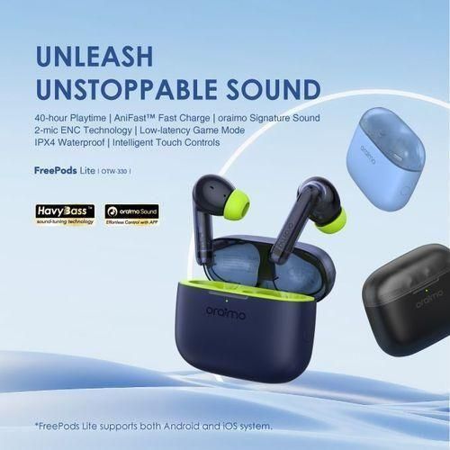 Free Pods Lite OTW-330 Earbuds With APP Control