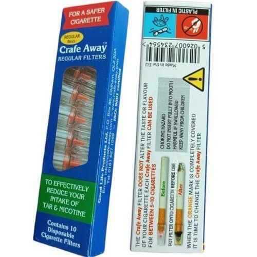 Regular Mini Filters Reduce Intake Of NlCOTINE & TAR -A Pack of 10.