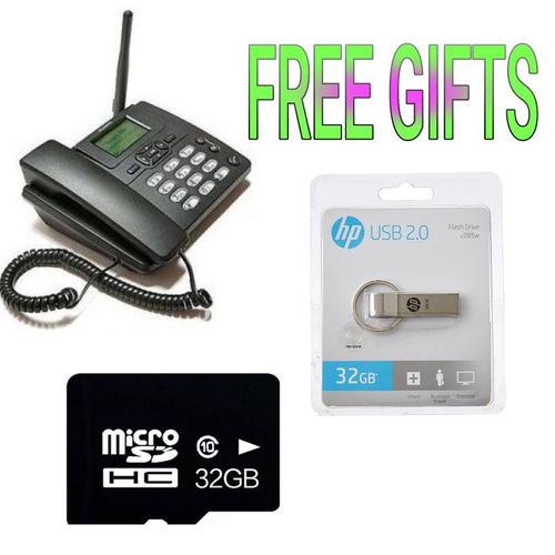 MOBILE LS 820 FIXED WIRELESS DESKTOP LANDLINE PHONE//FREE FLASH 32GB+32GB MEM