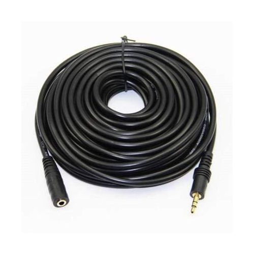 3.5mm Male to Female Stereo Aux Extension Cable Compatible with Headphone, MobilePhone, Car Stereo, Home Theatre & More,Black,1pc Pack. (2 Meter)