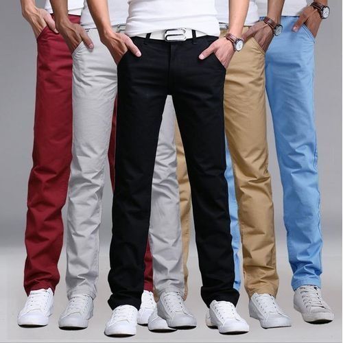 5 Pack Mens Khaki Pants - Free Pair Of Socks