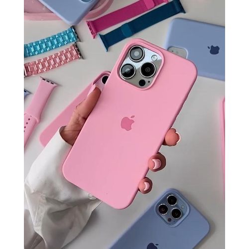 Apple iPhone 14 Pro Original Silicone CaseCover Liquid Silicone Phone Case Soft Anti-Scratch Microfiber Lining Full Body Shockproof Slim CoverCase