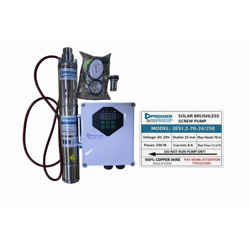 Deep Well Solar Pump 70m Lift 1.2 m³/h Max Flow