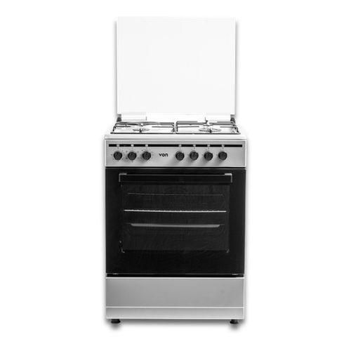 Cooker 60*55, 3+1 Rapid Hotplate, Turbo Fan, Flame Failure Device, Cast Iron Pan Support, ELECTRIC OVEN