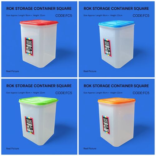Rok Plastic Storage container Square.