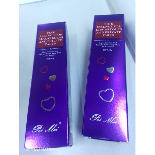 Pink essence lip gloss