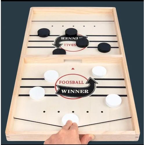 Fast Sling Puck GameSlingshots Table Games Hockey Game Large Wooden Board GamesFunny Winner Board Party Game Desktop Battle for Parent child Interactive Toy Party Game Family Game