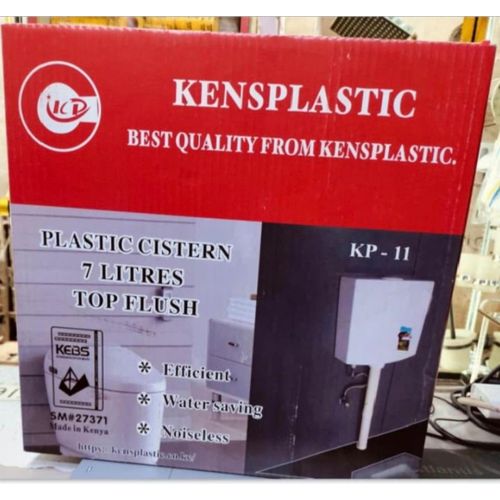 Kenplastic Top Flush Cistern 7L Durable Water Saving Toilet tank