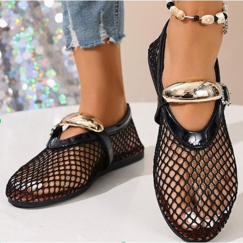 CLASSIE BALLERINA FLAT SHOES BLACK36