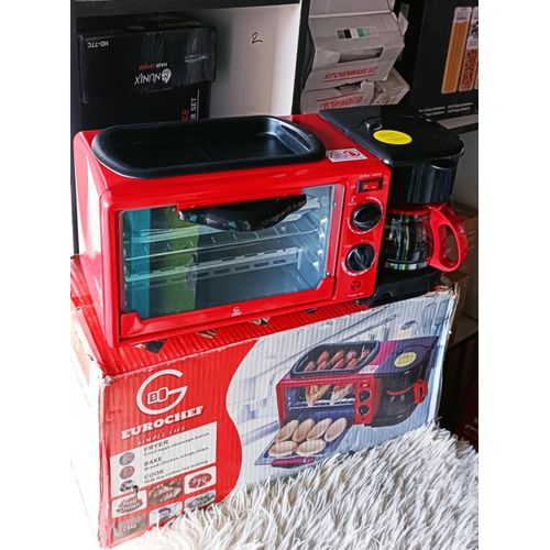 Eurochef Breakfast Maker – 3-in-1 Multi-Function Cooker