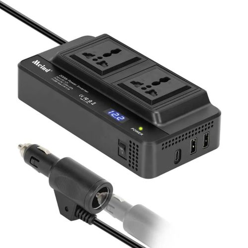 Multifunction Car Power Inverter(200W)(Type C Port)