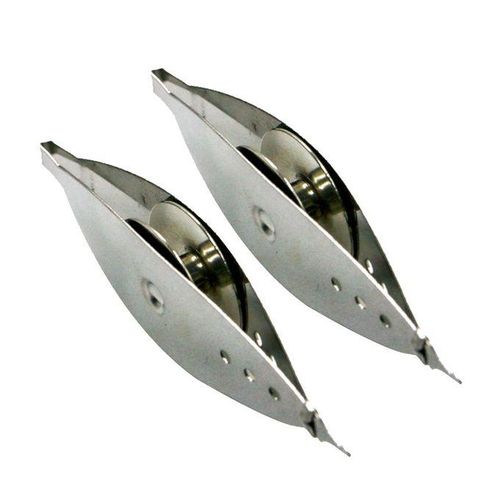 2pcs Metal Tatting Shuttle Weaving Tool DIY For LaceMaking