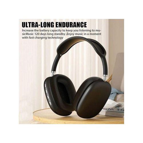 P9 Plus Case P9 Wireless Bluetooth Headset Noise Reduction Earphone Black