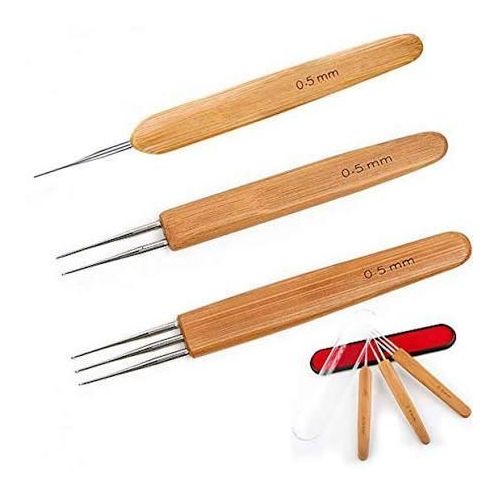 3Pieces Dreadlocks Crotchet Hooks Needles Set
