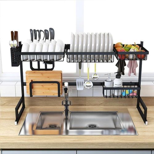 Single over the sink dishrack