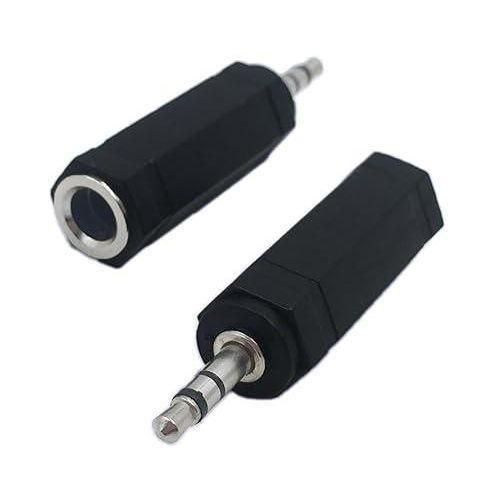 Classic 3.5mm 1/8 3 Pole Male Plug To 6.35mm 1/4 Inch Female Stereo Jack Audio Adapter