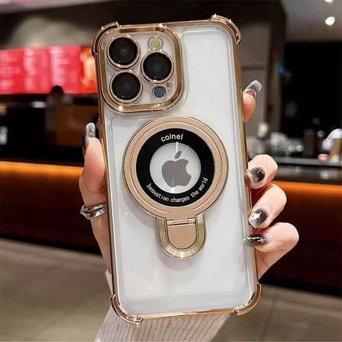 COLNEL MagSafe Stand Case for Apple iPhone 16 Pro – Slim Magnetic Wireless Charging Compatible Protective Cover (Goldish)